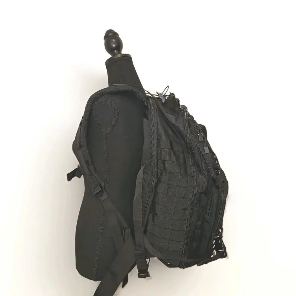 New! Outdoor Tactical Backpack Large Black Hiking Camping Hunting 20x15x8